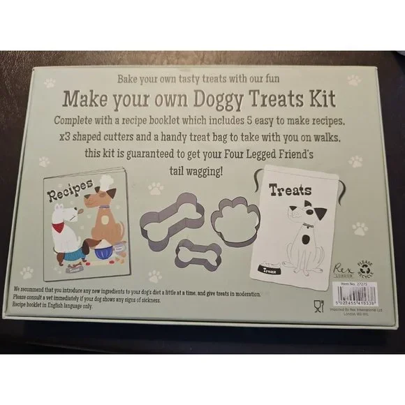 SOLD Make Your Own Dog Treats Kit With Dogtreat Recipes - UNUSED In Original Box - Picture 3 of 5
